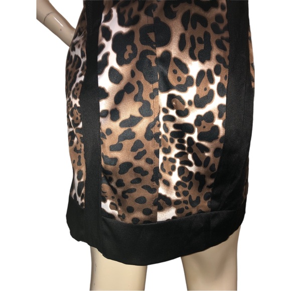 Y2K Jane Norman Satin Leopard Print Dress, - Picture 14 of 15